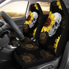 1 / 2PCS universel housse de siège de voiture protecteur lavable siège complet avant arrière fleur