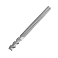 1-4mm 3 cannelures fraise en bout 1/1.5/2/2.5/3/4mm HRC55 outil de fraisage CNC en carbure de tungstène pour aluminium