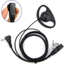 1 broche FBI crochet doreille écouteur de type D PTT pour Motorola Talkabout Radio portable TLKR T4 T60 T80 MR350R