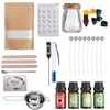 1 ensemble de bricolage bougie matériel kit aromathérapie gelée bougie parent-enfant romantique noël bricolage bougie sa