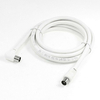 1 m 1, 5 m 2 m RCA Antenne Antenne Câble Câble Mâle à Mâle Blanc RF Simple Câble Coaxial TV Câble RF
