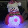 10 * 12 CM Belle Pendentif Lumineux De Noël Poupées Père Noël / Bonhomme De Neige / Ours / wapiti Décoration De Maison D