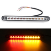 10-30 V LED lumière de remorque arrière tour de frein barre de feux de freinage rouge jaune double couleur Waterpoof IP6