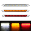 10-30 V 15 LED Ultra-mince Remorque Caravane Queue Lumière Arrêter Inverser Clignotant Témoin lumineux