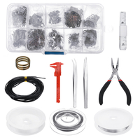 10 accessoires de grille ensemble combiné anneau ouvert anneau de fermeture anneau de fermoir mousqueton anneau dal