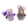 10 CM Mignon Lapin Boule Pendentif En Peluche Poupée Porte-clés Sac / Voiture Pendentif Accessoires Jouet
