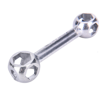 10 en 1 mini outil de réparation de vélo de vélo portable clé dynamométrique trous hexagone outils de clé de vélo