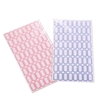 10 feuilles / paquet Papier pour étiquettes auto-adhésif 64 grilles / feuille Facile à écrire Étiquette autocollante Not