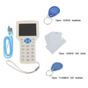 10 fréquence rfid copieur id lecteur ic copie écrivain avec 30pcs 13.56 125khz keyfbob caché carte uid