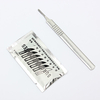 10 lames de scalpel chirurgical en acier au carbone 11 + 1 manche 3