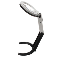 10 LED Lampe de bureau déclairage avec loupe 2.5X 8X