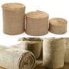 10 m chemin de table vintage jute toile de jute rubans de jute décoration de fête de mariage artisanat