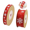 10 M Flocon De Neige Imprimé Sheer Rubans En Organza Ruban De Noël Décorations De Fête De Mariage Ruban Décoratif