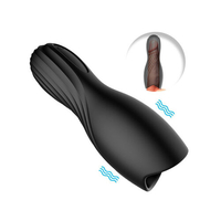 10 Modes Masturbateur Masculin Vibrateur Automatique Oral Climax Sex Glans Stimuler Masseur Sex Toys pour Hommes