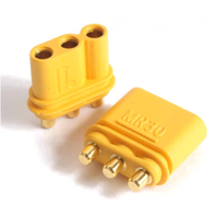 10 paires Amass MR30PB Fiche de connecteur femelle et mâle