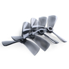 10 paires iFlight Nazgul Cine 3040 3x4 3 pouces hélice 3 pales CW et CCW gris transparent pour Banshee / Bumblebee Drone