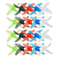 10 paires KINGKONG / LDARC 48mm Hélice à 4 pales de 1, 5mm pour TINY GT7 GT8 2019 V2 FPV Racing Drone