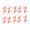 10 Pairs Emax Avan Scimitar 3528 3.5x2.8x3 3.5 Inch 3-Blade Propeller 1.5mm Hole for Babyhawk II HD RC Drone FPV Racing