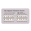 10 paquets de supports en métal orthodontiques dentaires Edgewise Mini fente 0.022 Edgewise