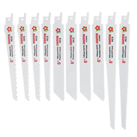 10 pcs / ensemble HCS lame de scie alternative 6/8 pouces bois métal tube lames de coupe
