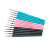 10 PCS 1 modèle crochet ligne stylo aquarelle Soft brosse de peinture de cheveux pour peinture acrylique