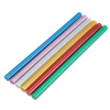 10 Pcs 11mmx200mm Colorful Glitter Hot Melt Colle Stick Colorant DIY Artisanat Réparation Modèle Adhésif Bâtons