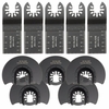 10 pcs 35mm 88mm Lames de Scie Oscillant Multitool pour Fein Poerter Câble Oscillant Outils