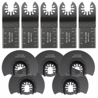 10 pcs 35mm 88mm Lames de Scie Oscillant Multitool pour Fein Poerter Câble Oscillant Outils