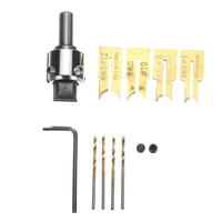 10 pcs 6-12mm Alliage Boule Cutter Travail Du Bois Perçage En Bois Perles Percer Rotatif Perle Moulage Outil