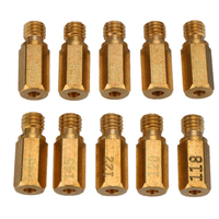 10 Pcs Carburateur Principal Jet Kit Pour Keihin OKO KOSO PE PWK Choisissez la Taille 118-160