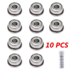 10 pcs f693zz 3mmx8mmx4mm double roulement à billes à brides blindés
