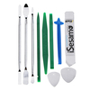 10 Pcs HH-F10 Démonter Mobile Téléphone Tablet Outils De Réparation Set Kit Pry Ouverture Outil En Acier Triangle Lames