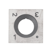 10 Pcs Rouge Flèche 14mm Carré Bois Carbure Insert Cutters BRICOLAGE Bois Outil de Tournage Tour À Bois Outils