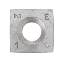 10 Pcs Rouge Flèche 15mm Carré Rond Bois Carbure Insert Cutters BRICOLAGE Bois Tournant Outil Travail Du Bois Tour Outil