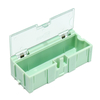 10 pcs SMT SMD Kit Lab Puce Composants Outil Vis Boîte De Rangement Cas En Plastique Vert