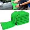 10 pcs Soft Chiffon De Nettoyage Vert Micro Fibre Car Care Duster Serviette 29x29 cm