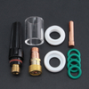 10 Pcs TIG Pistolet À Souder Accessoires 1.6 MM Buse Couverture En Verre pour WP-17/18/26 1/16