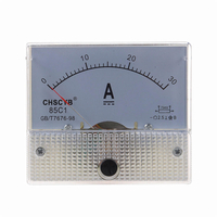 10 Pcs TS-0421 85C1-DC30A DC Compteur de courant Panneau Portable 0-30A Ampèremètre Durable Ampèremètre Analogique Panne