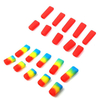 10 PCS URUAV Multicolore Caoutchouc Silicone Anti-dérapant Radio Transmetteur Bâton Commutateur Cap pour FrSky FUTABAS R