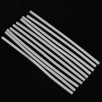 10 Pcs/Kit 11 mm 7 mm DIY Durable Blanc Transparentes Dix Chaudes Bâtons de Colle Fondue avec Sacs