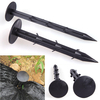 10 pièces / paquet noir PP paillis ombrage antiparasitaire jardin sol clou plastique Film outils de fixation