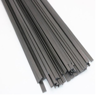 10 pièces 0.5x3/0.6x5/0.8x3/0.5x10/1x3/1x4/1x5/1x6/1x10/1.5x2.5/2x8/2x10mm 500mm plaque de fibre de carbone pour avion R