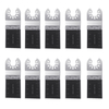 10 pièces 1-3 / 8 pouces BIM coupe lame de scie ensemble outil oscillant échelle droite multi-outils coupe bois lames de