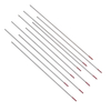 10 pièces 1.0 / 1.6 /2.4mm électrode de tungstène de soudage TIG 150mm WT20 tige de pointe rouge