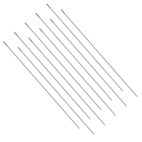 10 pièces 1.0-4.0 MM électrode de soudage TIG tungstène lanthane WL20 tige bleue