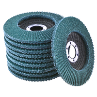 10 pièces 115mm disque de ponçage à lamelles 60 grains meuleuse dangle meule meule de polissage