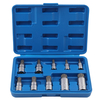10 pièces 12 points Triple carré cannelé douille inviolable 4-18mm Kit doutils