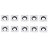 10 pièces 15 × 15 × 2.5mm 90HRC dureté carbure plaquettes de coupe pour outil de tournage du bois outil de tour à bois