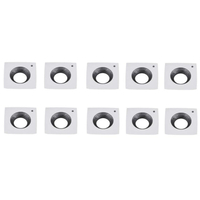 10 pièces 15 × 15 × 2.5mm 90HRC dureté carbure plaquettes de coupe pour outil de tournage du bois outil de tour à bois