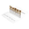 10 pièces 1/8 pouce HSS râpe rotative fichier râpe rotative fraises bois bits meulage outil de travail du bois